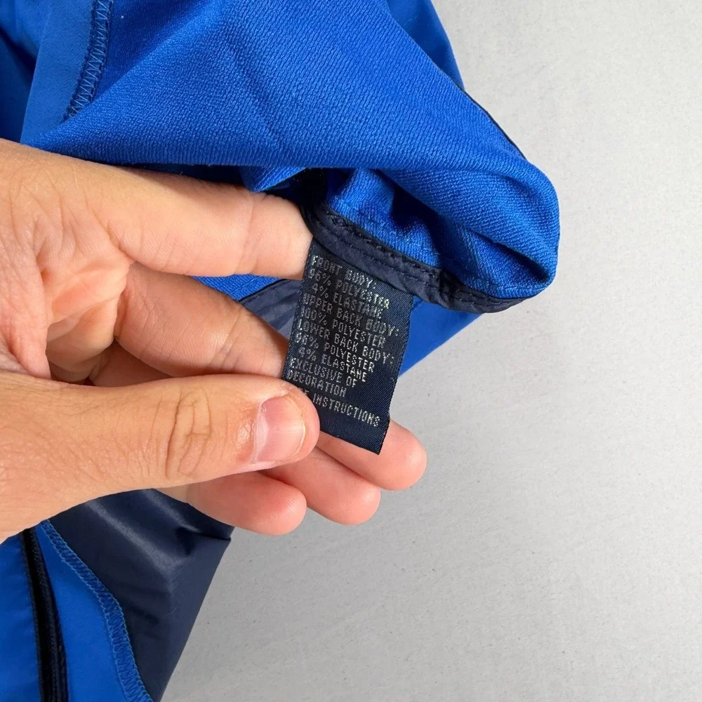 Polo Ralph Lauren Vest Mens Large Blue Full Zip Performance Golf Lightweight